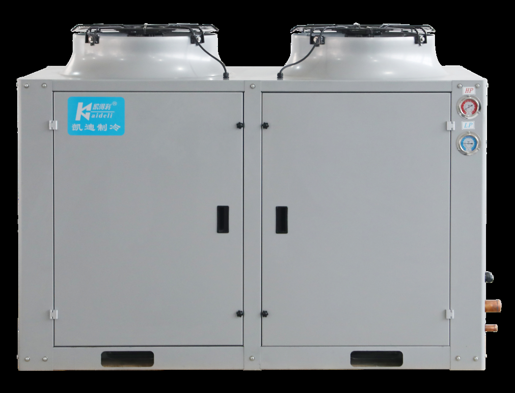 Box type condensing unit (5-44Hp) suitable for cold storage, meeting the requirements for refrigerants such as R404A, R507A, R448, R22, etc